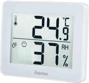Hama Innenwetterstation "Thermo-/Hygrometer "TH-130", Weiß Thermometer"