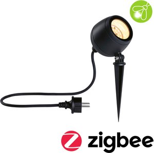 Paulmann LED Gartenleuchte "Outdoor 230V Spot Kikolo Insect friendly ZigBee", 1 flammig-flammig, Insektenfreundlich