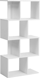 INOSIGN Mehrzweckregal "CROVIE, Bücherregal", 4 Würfelfächer & Ablageflächen, 60x128 cm, FSC-zertifiziert