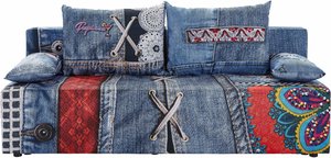 exxpo - sofa fashion Schlafsofa "Exxpo Tabou", inklusive Bettfunktion und Bettkasten, Liftbettfunktion und Federkern