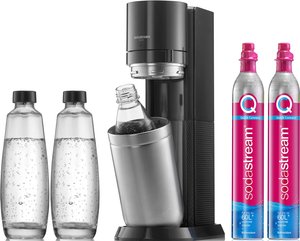 SodaStream Wassersprudler "DUO" Vorteilspack", (Set, 6 tlg.), SodaStreamSprudler DUO,CO2Zylinder,1L Glasflasche+1L Kunststoffflasche