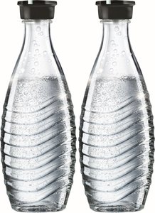 SodaStream Wassersprudler Flasche, (Set, 2 tlg.), passend für die SodaStream Modelle Crystal und Penguin