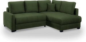 exxpo - sofa fashion Ecksofa, (2 St.), inkl. Boxspring/Federkern-Polsterung, Bettfunktion und Bettkasten