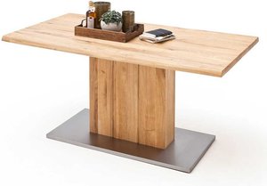 Esszimmertisch aus Balkeneiche Baumkante