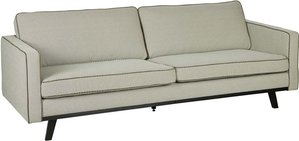 Design Sofa im Retro Look Grün gemustert