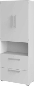 Büroschrank in Weiß 80 cm breit