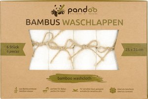 PANDOO Waschlappen 6er Set