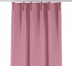 Vorhang mit flämischen 2-er Falten, rosa, Blackout (verdunkelnd) (269-92)