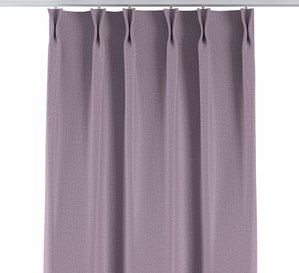 Vorhang mit flämischen 2-er Falten, violett, Blackout (verdunkelnd) (269-60)