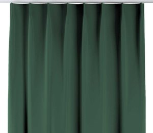 Vorhang mit flämischen 1-er Falten, grün, Blackout (verdunkelnd) (269-18)