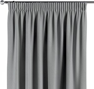 Vorhang mit Kräuselband, grau, Blackout (verdunkelnd) (269-19)