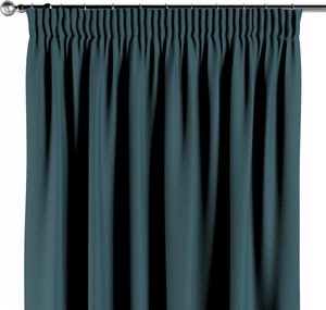 Vorhang mit Kräuselband, blau, Blackout Soft (269-24)
