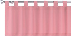 Kurzgardine mit Schlaufen, rosa, 390 x 40 cm, Loneta (133-62)