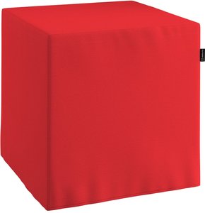 Bezug für Sitzwürfel, rot, Bezug für Sitzwürfel 40 x 40 x 40 cm, Loneta (133-43)