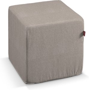 Bezug für Sitzwürfel, beige-grau, Bezug für Sitzwürfel 40 x 40 x 40 cm, Etna (705-09)