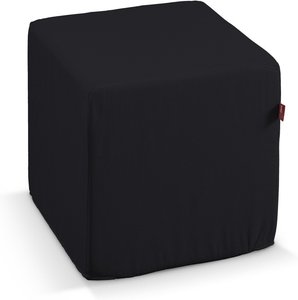 Bezug für Sitzwürfel, schwarz, Bezug für Sitzwürfel 40 x 40 x 40 cm, Etna (705-00)