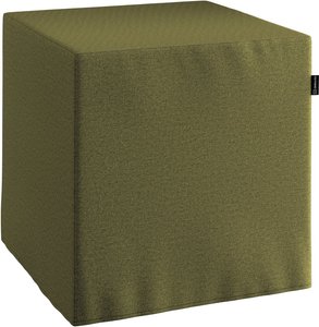 Bezug für Sitzwürfel, olivgrün, Bezug für Sitzwürfel 40 x 40 x 40 cm, Etna (161-26)