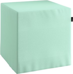 Bezug für Sitzwürfel, mintgrün, Bezug für Sitzwürfel 40 x 40 x 40 cm, Loneta (133-37)