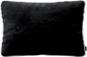 Kissenhülle Laura 40 x 60 cm, schwarz, 60 x 40 cm, Velvet (704-17)