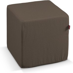 Bezug für Sitzwürfel, braun, Bezug für Sitzwürfel 40 x 40 x 40 cm, Etna (705-08)