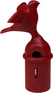 Alessi - Vogelförmige Flöte für Wasserkessel 9093 B, rot