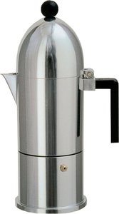 A di Alessi - La Cupola Espressomaschine 9095, 15 cl, aluschwarz