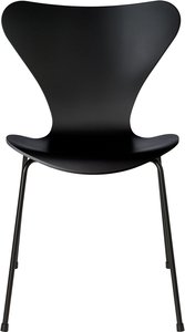 Fritz Hansen - Serie 7 Stuhl, schwarz / Esche schwarz lackiert