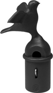 Alessi - Vogelförmige Flöte für Wasserkessel 9093 B, schwarz
