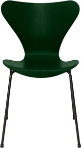 Fritz Hansen - Serie 7 Stuhl, schwarz / Esche evergreen gefärbt