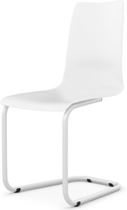 Tojo - Freischwinger Stuhl, weiß