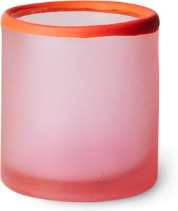 HKliving - Teelichthalter aus Glas, cherry