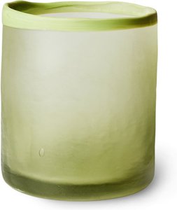 HKliving - Teelichthalter aus Glas, olive