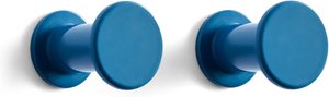 HAY - Bolt Kleiderhaken, blau (2er-Set)