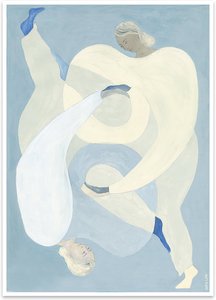 The Poster Club - Hold You - Blue von Sofia Lind, 50 x 70 cm