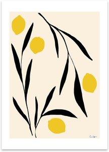 The Poster Club - Lemon von Anna Mörner, 30 x 40 cm