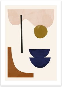 The Poster Club - Shapescape 08 von Jan Skacelik, 30 x 40 cm