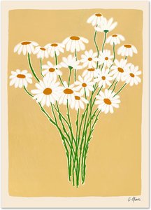 The Poster Club - Daisies von Carla Llanos, 70 x 100 cm