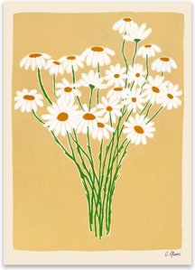 The Poster Club - Daisies von Carla Llanos, 30 x 40 cm