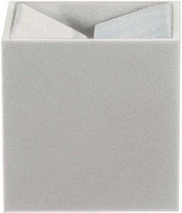 Danese Milano - Cubo Aschenbecher, klein, weiß