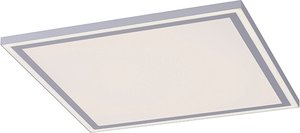 Deckenleuchte weiß 46 cm inkl. LED und Fernbedienung - Luntani