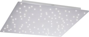 Weiße Deckenleuchte 45 cm inkl. LED mit Fernbedienung - Lucci