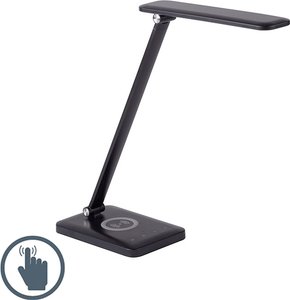 Design Tischleuchte schwarz inkl. LED mit Touch Dimmer - Tina