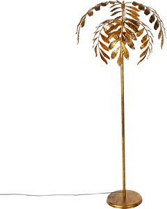 Vintage Stehlampe Antik Gold 65 cm 4-flammig - Linde