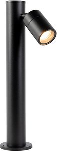 Außenleuchte schwarz 45 cm einstellbar IP44 - Solo