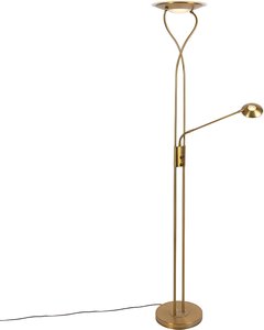 Moderne Stehlampe Bronze inkl. LED mit Lesearm - Mallorca