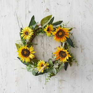 45cm Dekokranz Sonnenblumen