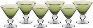 Eiscremeglas Cocktail 6er-Set Colori Vero 11cm grün