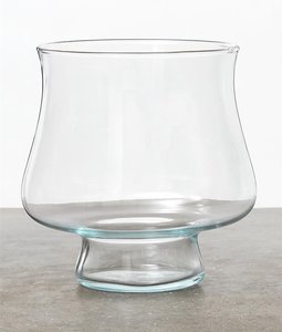 Blumenvase Glas Tischdekoration H 14 cm Modell 4
