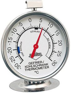 Küchenprofi Kühlschrank-Thermometer 7,5 cm edelstahl