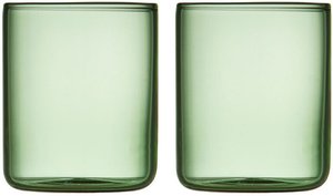 Lyngby Glas Messglas 2er-Set Torino grün